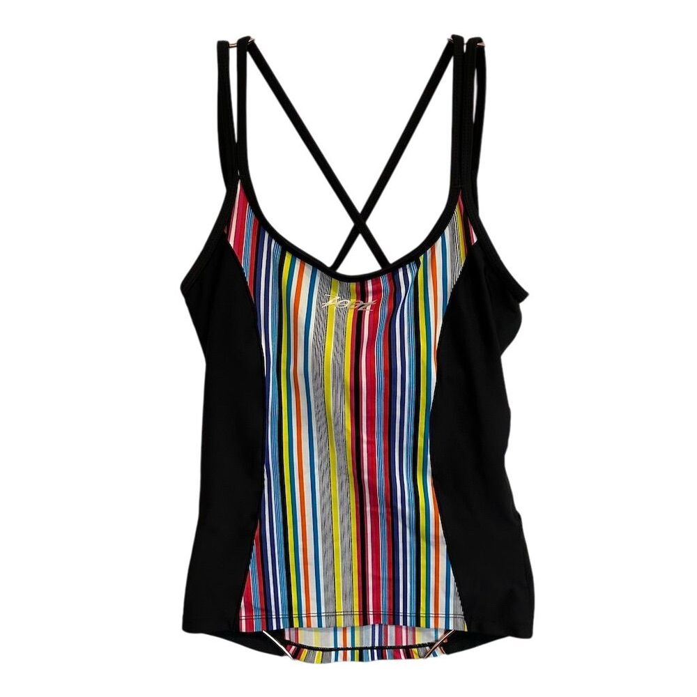 Zoot Women's Multicolor Striped Tri‎ Cami Top Size M Athletic Beach